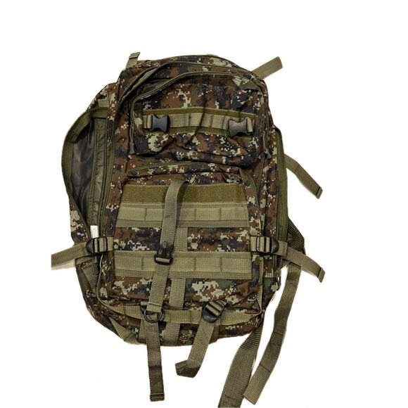 East West Green Camo Tactical Backpack